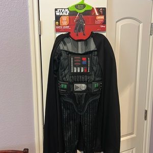 Star Wars Darth Vader child medium 8/10 costume & Mask *NO LIGHT SABER!!! EUC